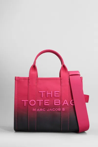 Marc Jacobs The Small Tote Tote In Fuxia Cotton In Purple