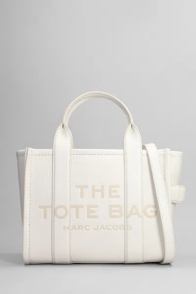 Marc Jacobs The Small Tote Tote In White Leather