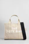 Marc Jacobs The Small Tote Tote In Beige Cotton In Neutral