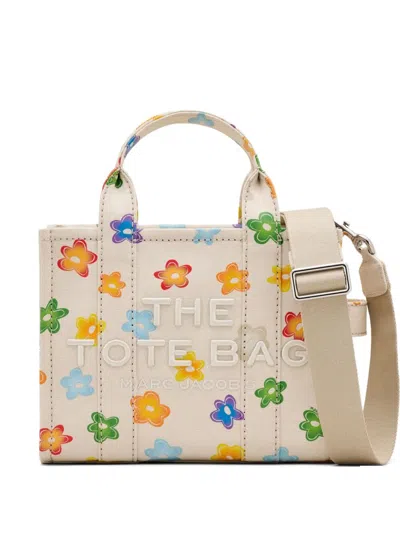 Marc Jacobs "the Small Tote"  Wild Daisy Canvas Bag