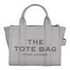 Marc Jacobs The Leather Medium Tote Bag In Wolf Grey