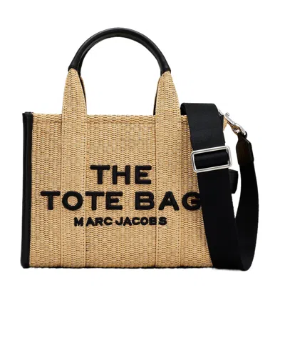 Marc Jacobs The Small Woven Top Handle Bag In Nude