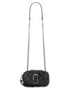 Marc Jacobs Quilted Leather Chain Snapshot Bag In Black