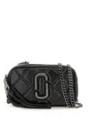 Marc Jacobs The Quilted Softshot Crossbody Bag In Black