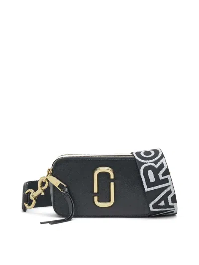 Marc Jacobs Multicolor Leather The Snapshot Crossbody Bag In Black