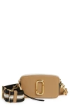Marc Jacobs The Snapshot Crossbody Bags Brown In Camel Multi