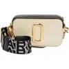 Marc Jacobs The Snapshot Cloud White Multi Leather Camera Bag In White
