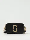 Marc Jacobs The Snapshot Bag In Coated Leather In Black