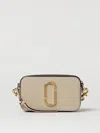 Marc Jacobs The Snapshot Bag In Coated Leather In Kaki