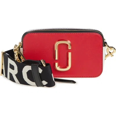 Marc Jacobs 'snapshot' Adjustable Strap Crossbody Bag In Red