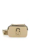 Marc Jacobs Rectangular Green Shoulder Bag With Gold-tone Accents In Neutral
