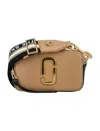 Marc Jacobs The Snapshot Crossbody Bags In Camel Multi