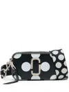 Marc Jacobs The Snapshot Polka Dot Bag In Black