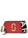 Marc Jacobs The Colorblock Snapshot Bag In Red