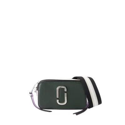 MARC JACOBS MARC JACOBS THE SNAPSHOT CROSSBODY - LEATHER - GREEN