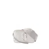 Marc Jacobs The Snapshot Crossbody - Leather - Silver In White