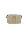 Marc Jacobs The Snapshot Leather Camera Bag In Neutral