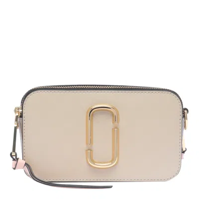 Marc Jacobs The Snapshot Crossbody Bag In Cloud White/multi