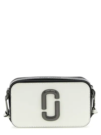 Marc Jacobs The Snapshot Crossbody Bag In Silver