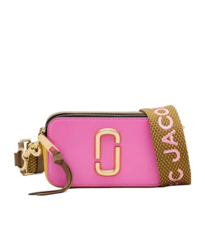 MARC JACOBS MARC JACOBS THE SNAPSHOT LOGO PLAQUE CROSSBODY BAG