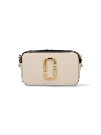 Marc Jacobs The Snapshot Crossbody Bag In Neutral