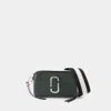 Marc Jacobs The Snapshot Crossbody - Leather - Green In Green