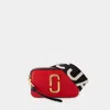 Marc Jacobs The Colorblock Snapshot Bag In Red