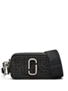 Marc Jacobs The Snapshot Crystal Embellished Camera Bag In Black