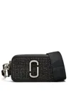 Marc Jacobs The Snapshot Crystal Embellished Camera Bag In Black