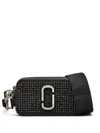 Marc Jacobs The Snapshot Crystal Embellished Camera Bag In Black