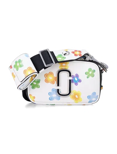 MARC JACOBS MARC JACOBS THE SNAPSHOT DAISY PRINT LEATHER BAG