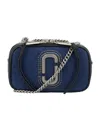 Marc Jacobs The Snapshot Denim Bag In Blue