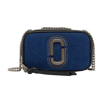 Marc Jacobs The Snapshot Denim Camera Bag In Blue