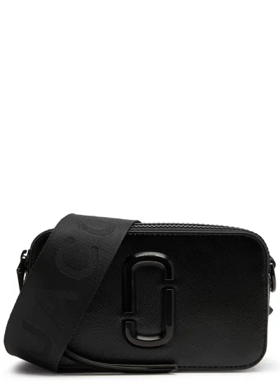 Marc Jacobs The Snapshot Dtm Leather Cross-body Bag In Black