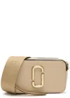 Marc Jacobs The Snapshot Dtm Leather Cross-body Bag In Khaki