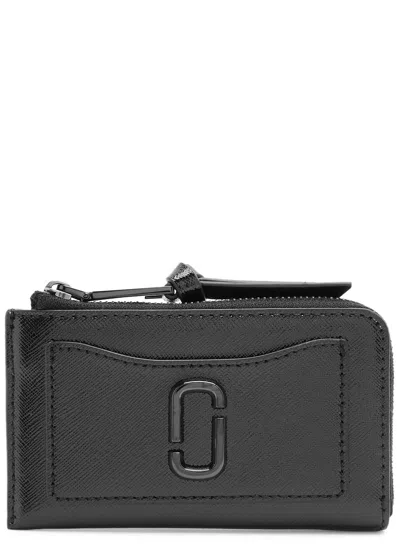 Marc Jacobs The Snapshot Dtm Leather Wallet In Black