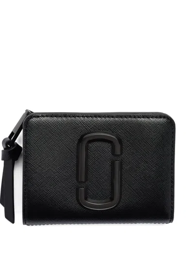 Marc Jacobs The Snapshot Dtm Mini Compact Wallet In Black
