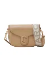 Marc Jacobs The Covered J Marc Small Saddle Bag In Brown