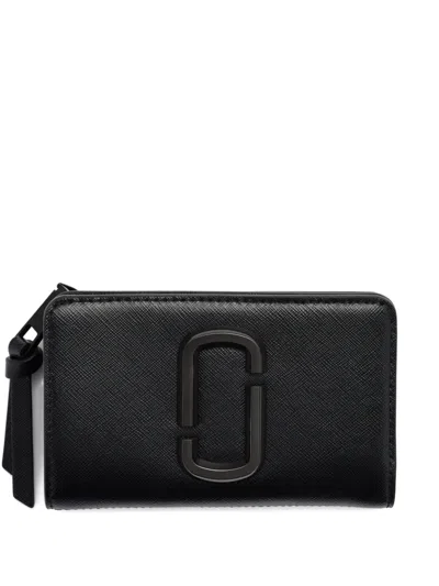 Marc Jacobs The Snapshot J-marc Compact Wallet In Black