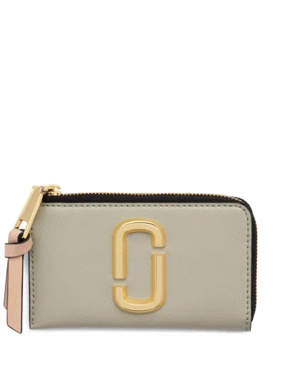 Marc Jacobs The Snapshot J-marc Wallet In Gray