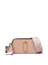 Marc Jacobs Multicolor Leather The Snapshot Crossbody Bag In Pink