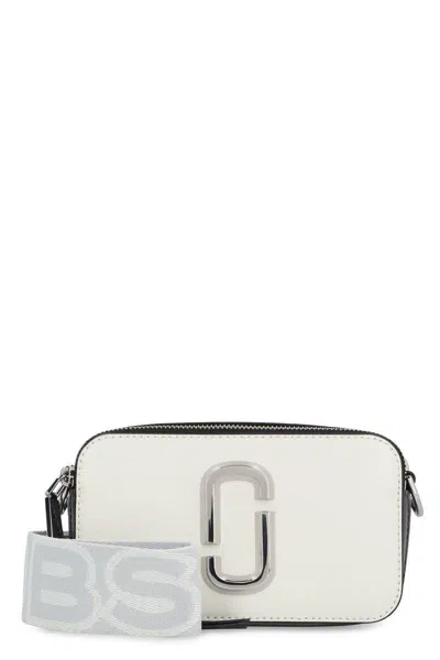 Marc Jacobs The Snapshot Leather Camera Bag In White