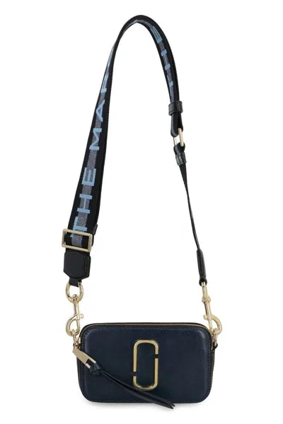 Marc Jacobs The Snapshot Leather Camera Bag In Blue