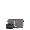 Marc Jacobs The Snapshot Leather Camera Bag In Gray