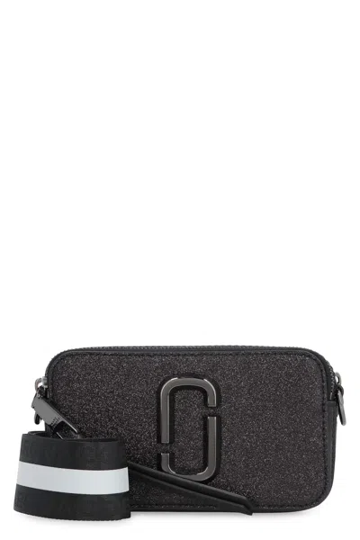 Marc Jacobs The Snapshot Leather Camera Bag In Nero