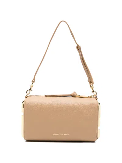 Marc Jacobs The Snapshot Leather Clutch Bag In Neutral