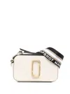Marc Jacobs The Snapshot Leather Crossbody Bag In White