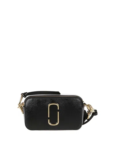 Marc Jacobs The Snapshot Leather Small Camera Bag In Negro