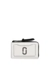 Marc Jacobs The Snapshot Leather Wallet In 白色