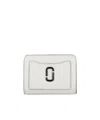 Marc Jacobs White Leather Mini Utility Snapshot Wallet In White